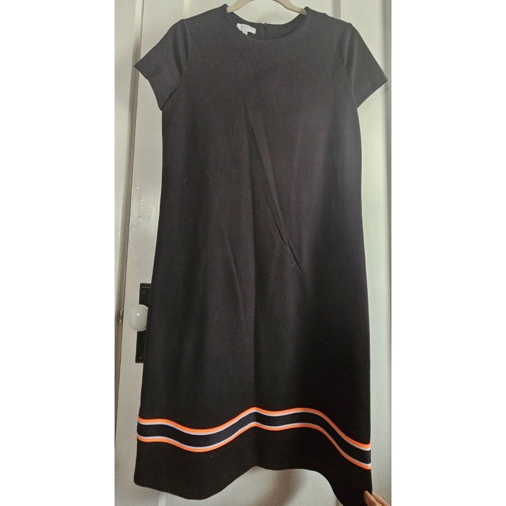 ESCADA SPORT classic cap sleeve back zipper dress Sz 38/‎ US 8
